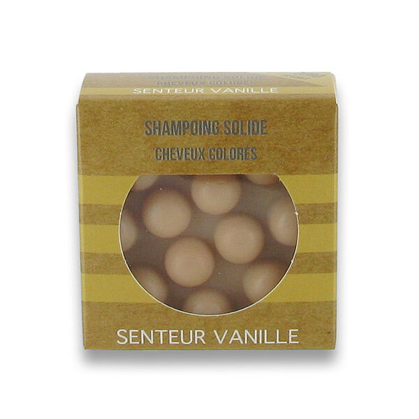 Valdispharm Shampooing Solide Cheveux Colorés Parfum Vanille 55g