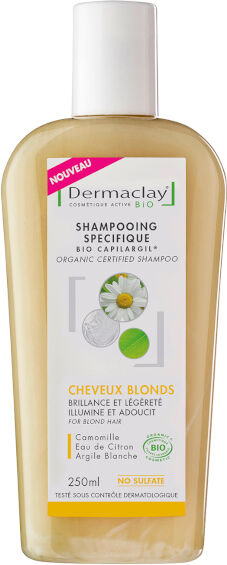 Dermaclay Shampooing Bio Cheveux Blonds 250ml