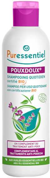 Puressentiel Anti-Poux Pouxdoux Shampooing Quotidien Certifié Bio 200ml