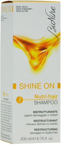 Bionike Defence Shine-On Nutri-Hair Shampooing Restructurant Cheveux Abîmés ou Traités 200ml