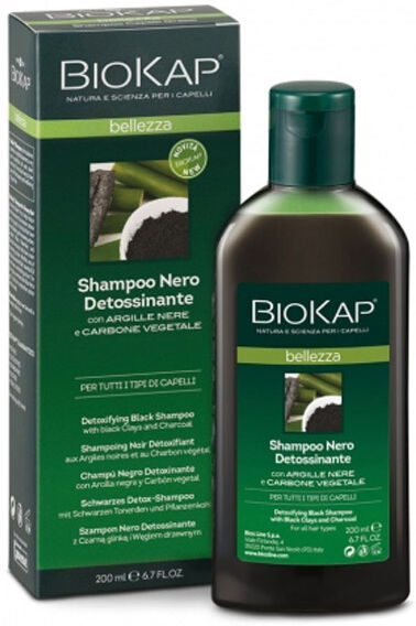 Biokap Shampooing Noir Détoxifiant 200ml