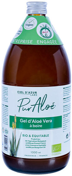 Pur Aloé Gel d'Aloé Vera Bio à Boire 1L