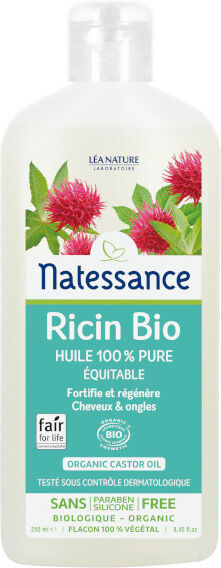 Natessance Huile de Ricin Bio 250ml