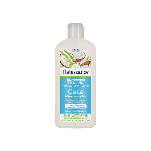 Natessance Shampooing Extra-Doux Coco 250ml