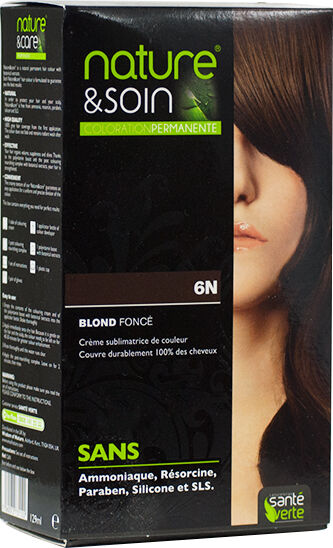 Santé Verte Nature & Soin Coloration Permanente Blond Foncé 6N