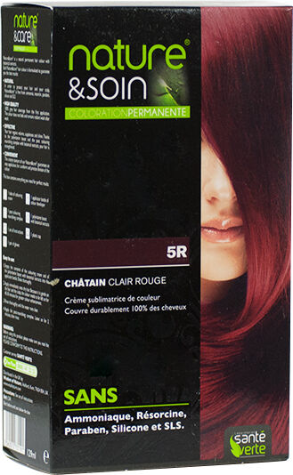 Santé Verte Nature & Soin Coloration Permanente Châtain Clair Rouge 5R