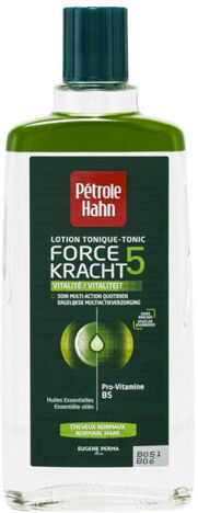 Petrole Hahn Vert Lotion Tonique Force 5 Vitalité Cheveux Normaux 300ml