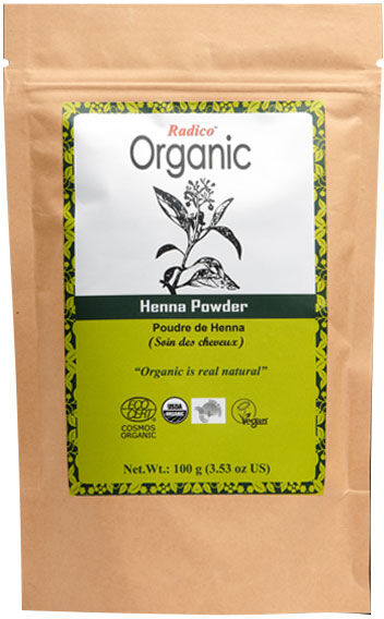 Radico Poudre Indienne Bio de Henné 100g