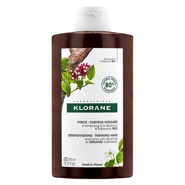 Klorane Quinine Edelweiss Shampooing Fortifiant 400ml