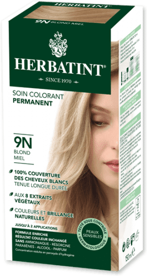 Herbatint Soin Colorant Permanent Couleur Blond Miel 9N 150ml