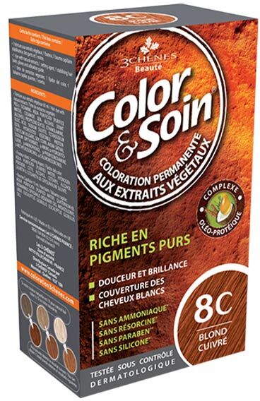 Les 3 Chênes Color & Soin Blond Cuivré 8C