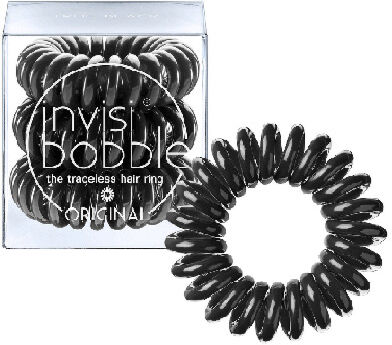 Invisibobble Élastique Cheveux True Black Lot de 3