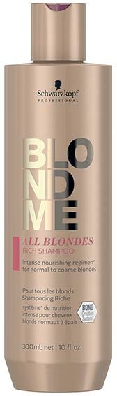 Schwarzkopf Professional BlondMe All Blondes Shampooing Riche 300ml