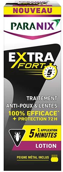 Paranix Extra Fort Lotion Anti-Poux et Lentes 100ml + Peigne