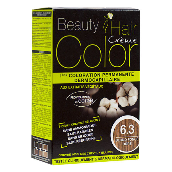 Beauty Hair Crème Color Blond Foncé Doré 6.3
