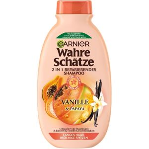 Garnier Wahre Schätze 2in1 Reparierendes Vanille & Papaya Shampoo 250 ml