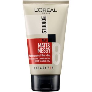 L’Oréal Paris Studioline Matt & Messy Mattierendes Fiber-Gel Haargel 150 ml