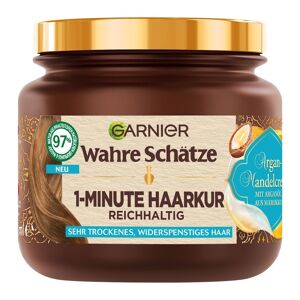 Garnier Wahre Schätze 1-Minute Haarkur – reichhaltig mit Arganöl Haarkur & -maske 340 ml Damen