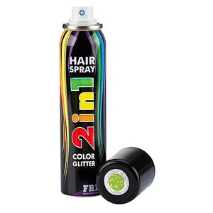 2 in 1 Haarspray, grün/silber