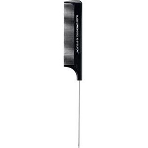 Efalock Professional Haarstyling Kämme Black Diamond Stielkamm No. 40