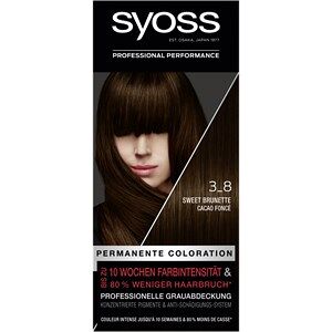 Syoss Colorationen Coloration 3_8 Sweet Brunette Stufe 3Permanente Coloration