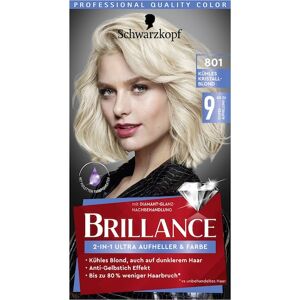 Brillance Haarpflege Coloration 801 Kühlendes kristallblond2-In-1 Ultra Aufheller & Farbe