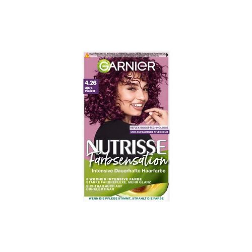 GARNIER Haarfarben Nutrisse Intensive Dauerhafte Haarfarbe Farbsensation 4.15 Tiramisu