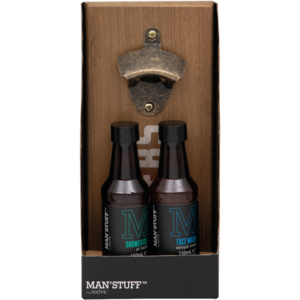 Technic Man' Stuff Bottle Opener & Bath Care Set