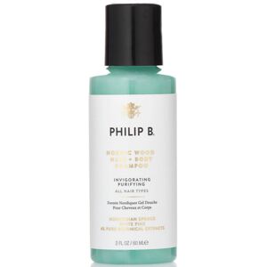 Philip B Nordic Wood Hair + Body Shampoo, 60 Ml.