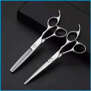 jq8 Professional hairdressing scissors and thinning scissors with case Lyx
