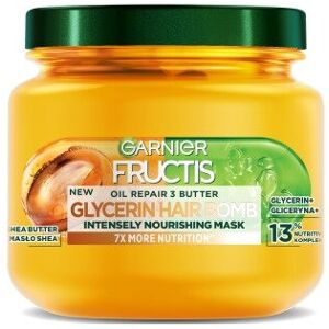 Garnier Fructis Oil Repair 3 Butter Glycerin Hair Bomb nærende hårmaske 320ml