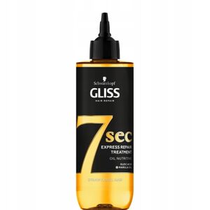 GLISS 7sek Express Repair Treatment Oil Nutritive ekspresbehandling til tørt og mat hår 200ml