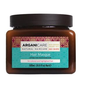 ARGANICARE Shea Butter maske til farvet og bleget hår 500ml