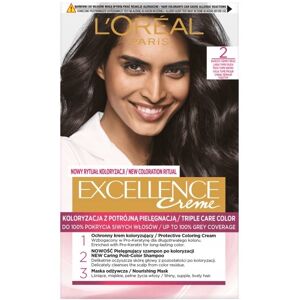 L'OREAL PARIS Excellence Creme hårfarve 2 Meget mørkebrun