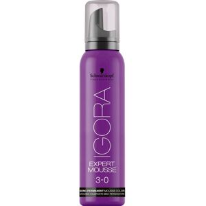 Schwarzkopf Igora Expert Mousse farve hårmousse 3-0 Mørkebrun 100ml