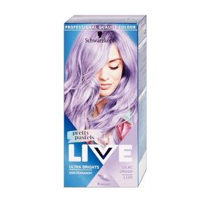Schwarzkopf Live Ultra Brights Pretty Pastels hårfarve til 8 vaske L120 Lilac Crush