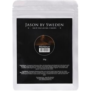 Jason By Sweden genopfyldning Hårfibre 30g - Mørkebrun