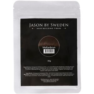 Jason By Sweden genopfyldning Hårfibre 30g - Mellembrun