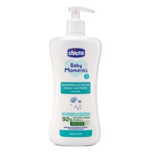 Chicco Baby Moments shampoo til vask af krop og hår 0m+ 500ml