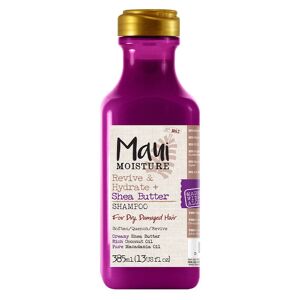Maui Moisture Revive & Hydrate + Shea Butter Shampoo shampoo til tørt og beskadiget hår med sheasmør 385ml