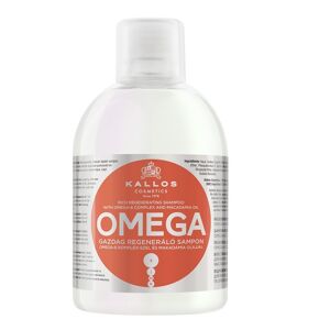 Kallos KJMN Omega Rich Regenerating Shampoo regenererende hårshampoo med omega-6 kompleks og macadamia olie 1000ml