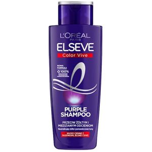 L'OREAL PARIS Elseve Color-Vive Purple Shampoo lilla shampoo mod gule og kobber toner 200ml