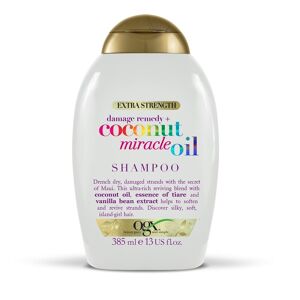 OGX Damage Remedy + Coconut Miracle Oil Shampoo shampoo til tørt og beskadiget hår 385ml