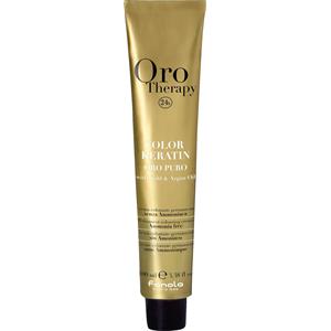 Fanola Farveændring Hårfarve og skyllefarve Oro Therapy Oro Puro Color Keratin No. 3,0 Mørkebrun