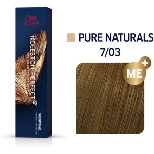 Wella Professional Wella Koleston Perfect Me+ Pure Naturals 7/03 Medium Natural - Gold Blonde