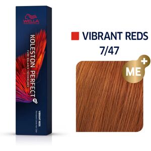 Wella Professional Wella Koleston Perfect Me+ Vibrant Reds 7/47 Medium Red - Brunette Blonde