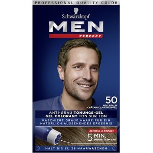 Men Perfect Hårpleje Coloration Farvende gel mod grå hår, naturlig lysebrun Naturlig lysebrun