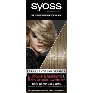 Syoss Farve Coloration 7_5 Mellem askeblond trin 3Coloration