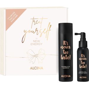 ALCINA Hårpleje It's never too late Gavesæt Coffein Vital Shampoo 250 ml + Coffein Vital Kopfhaut-Serum 100 ml