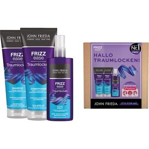 John Frieda Hårpleje Frizz Ease Gavesæt Shampoo 250 ml + Conditioner 250 + Spray 200 ml + 1x  Mask